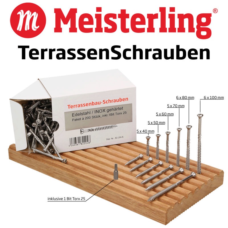 TERRASSENSCHRAUBEN 5X80MM